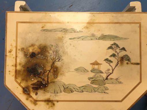 Unrestored fire damaged chinese commode… | HUGO de GROOT